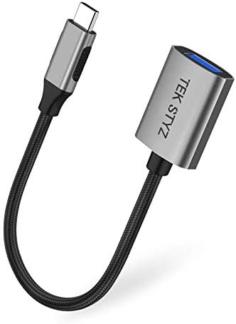 TEK Styz USB-C USB 3.0 адаптер компатибилен со Ford 2020 Explorer OTG Type-C/PD машки USB 3.0 женски конвертор.