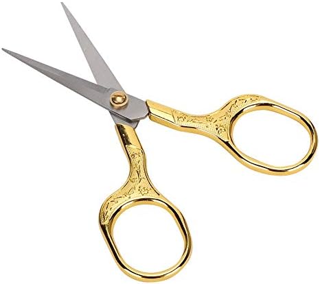 Dauerhaft Не'рѓосувачки челик Ретро ножици за ножици за шиење дизајнирани со ергономски рачки за вез занаетчиски игла игла дело