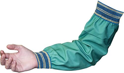 Тилман 6217 18 12 мл. Зелени ракави за заварување на памук w/еластичен зглоб/врв