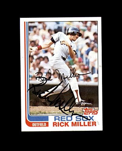 Рик Милер Ханд потпиша во 1982 година Топс Бостон Ред Сокс автограм