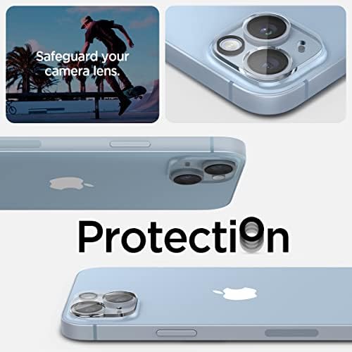 Заштитник На Екранот на објективот на шпиген Камерата [GlasTR Optik] Дизајниран За iPhone 14 плус/iPhone 14 [Пријателски За Случај] - Јасно
