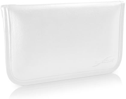 Boxwave Case за LG K10 - Елитна торбичка за кожен месинџер, Синтетичка кожна обвивка за куќиште на пликови за LG K10 - Брегот