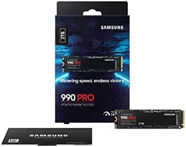 SAMSUNG 990 PRO SSD 2TB PCIe 4.0 M. 2 Внатрешен Погон Со Цврста Состојба, Најбрза Брзина За Игри, Контрола На Топлина, Директно Складирање