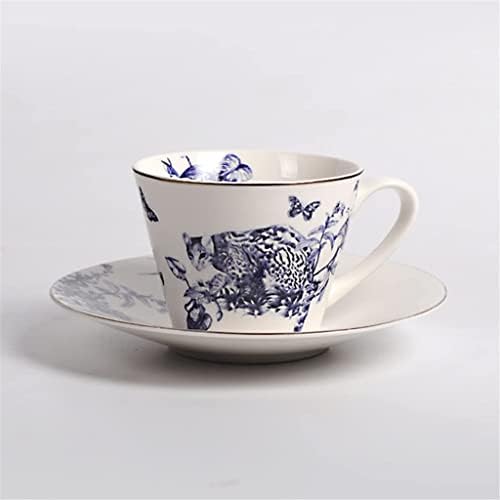 Современи чајници чајници поставени сини шема кафе чаша чај чај чај сет попладне чајни чајни чај