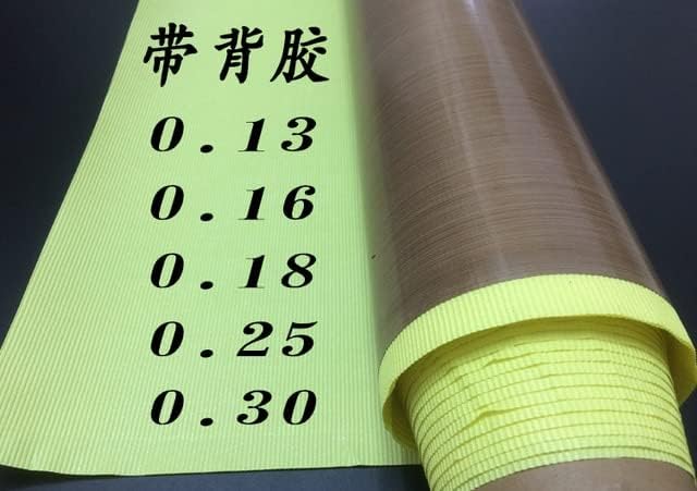 0.18 мм тефлонски висока температура крпа запечатување машина висока температура гума крпа изолација лента топлинска изолација лента увезени