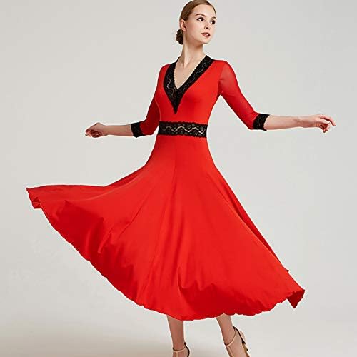ЈУМЕИНЕН женски валцер фустан румба стандард мазни танцувачки фустани за танцување во салата за фустани