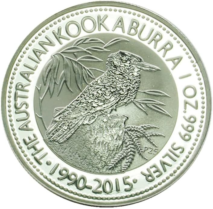 2015 Австралиска Комеморативна Монета За Животни Кукабура Сребрена Монета Врежано Огледало Природна Средина Девизи