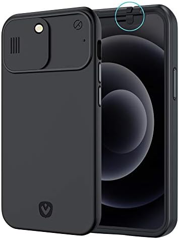 Шпионски-Fy Iphone 12 Pro Случај Со Капаци На Камерата Напред И Назад | Заштитете го вашиот iPhone И Приватност | 6-Метарски Пад
