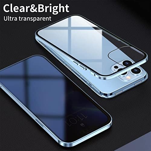 StealthCase за iPhone - Анти Ѕиркаат Магнетна Адсорпција Двостран Екран За Приватност за 14/13 Pro Max