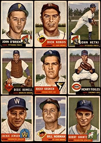 1953 Топс Бејзбол Висок број Комплетен сет GD+