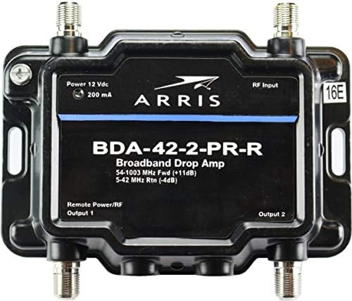 Arris 2-порта кабел, модем, ТВ, ОТА, HDTV засилувач на сигнал за засилувач со пасивно враќање и кабел за кабел