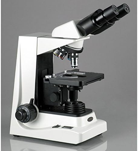 Амскоп Б600А-PCT-DK Siedentopf Двогледно Соединение Микроскоп, 40x-1600x Brightfield/Darkfield Зголемување, 100x-1600X Бедем-Монтирани