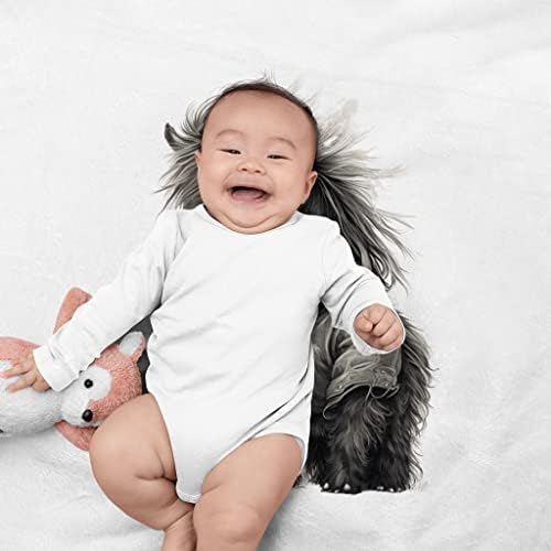 Пони графичко бебе за бебиња - слатко бебешко ќебе - тематско бебе ќебе