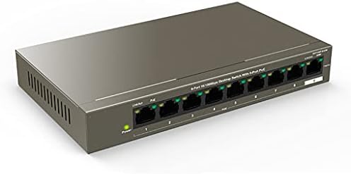 YFQHDD 9 порт -работна површина 10/100Mbps 802.3Af/AT POE Брз Етернет мрежен прекинувач, 58W, 250M