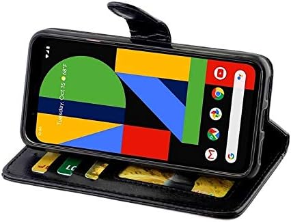 Мобилен Телефон Кеси За Google Pixel4 Луди Коњ Текстура Кожа Хоризонтална Флип Заштитни Случај со Носителот &засилувач; Картичка Слотови &засилувач;