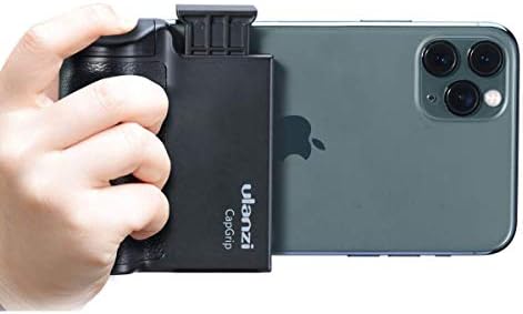 Pictron Phone Tripod Mount со далечински мобилен телефон Адаптер за зафат на држачот со одвојлив безжичен бленда за снимање на видео фотографии