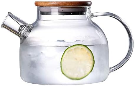 Paynan Транспарентно стакло чајник со вода, отпорен на топлина, отпорна