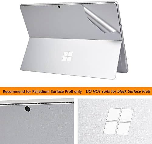 Xisiciao налепница за кожа за Surface Pro 8, 13 инчи заден декларација, ултра-тенок винил декоративен лаптоп за заштитни додатоци