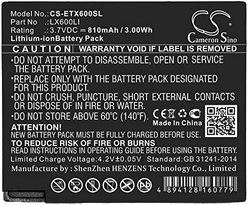 Камерон Сино нова замена батерија одговара за Hub Eartec, Hub Systems, Ultralite