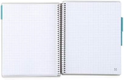 Erin Condren 7 x 9 Спирална графичка хартија тетратка - насликани ленти. 3 предмети. Пишување на 160 страници, цртање и уметнички мерка