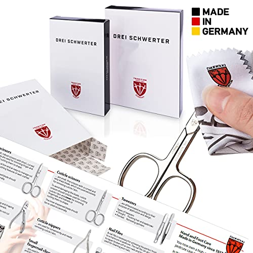 3 Мечеви Германија-комплет за комплет за педикир за маникир