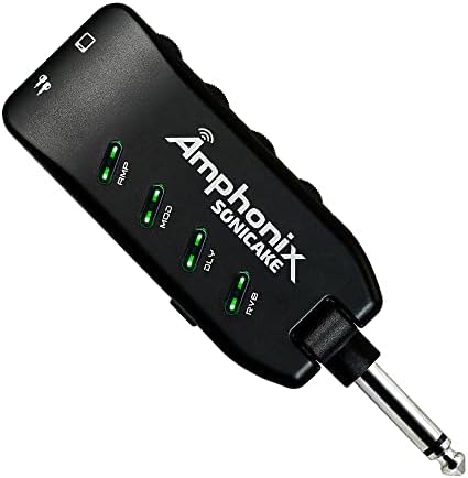 Sonicake Guitar Hearphone Amp-in USB USB преносен преносен засилувач за џебна гитара со Bluetooth повеќе-ефекти чиста задоцнување