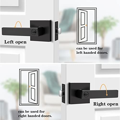 Рачките на вратите на Пробрико се клучни со тешки надворешни и внатрешни рачки на вратите за влезната врата, модерни брави за влез на