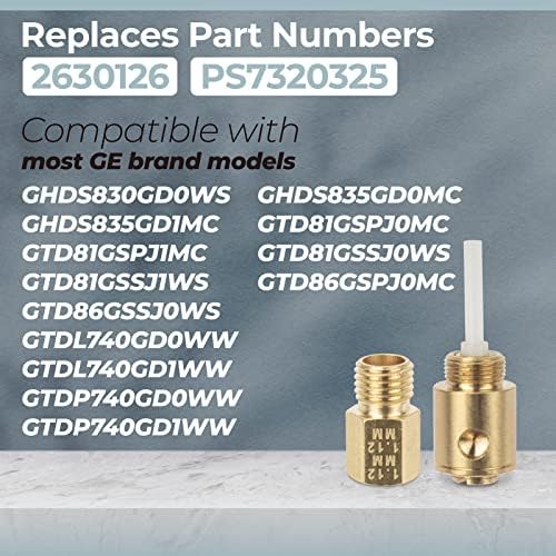 WE25M87 NAT гас во комплет за конверзија на пропан, компатибилен со GE Appliances ги заменува броевите на дел AP5671389 2630126