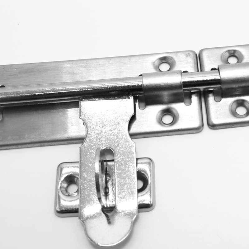 ЛИРУКСУН не'рѓосувачки челик хардвер за заклучување на вратата за заклучување на буриња, затворена брава на бранот, четкан не'рѓосувачки