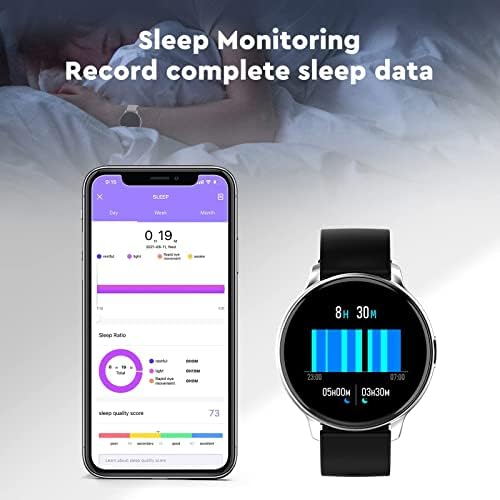 Yihou Smart Watch Fitness Tracker водоотпорен педометар чекор контра паметен часовник со текст и повик Sport Smart Watch For Android