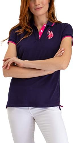 САД Поло Асн. Женска повеќебојна кошула од пик поло