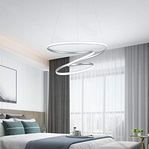 Welaki LED модерна светлина за приврзоци, модерна лустер таванска светлина за должина на должина за прилагодување на висечки