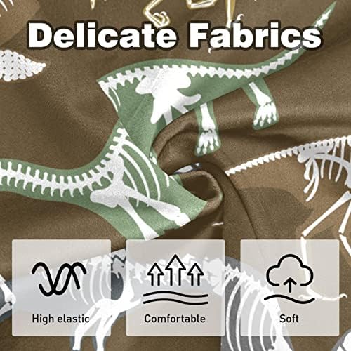 VBFOFBV сет од 2 капаци на лумбална перница, меки украси за украси за домашна куќа, цртан филм животински коски диносаурус