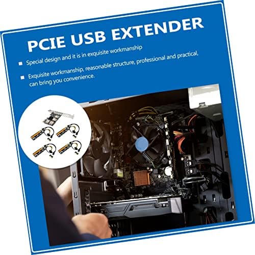 Solustre USB Extender USB Extender USB Extender 2 Постави PCI-E адаптер за додаток USB I компјутерски постепено продолжение I-E Express