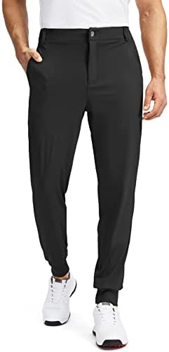 Сонфејл машки голф џогери панталони со 5 џебови тенок вклопат џемпери кои трчаат туристички фустан, панталони за мажи за мажи