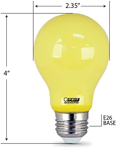 Feit Електрични А19100/БУБАЧКИ/LED 100w EQ НЕ DM LED Сијалица, Жолта, Пакет од 1