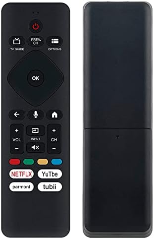 Beyution URMT26CND001 Replace Voice Remote Control Fit for Philips 4K LED Android Smart TV RF439A-V06 RF439AV06 65PFL5766/F7D 55PFL5766/F7E