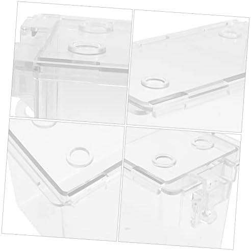 Кутии за запечатување на кутии за запечатување на кутии за запечатување на покер со капаци чисти контејнер со капакот чиста организаторска