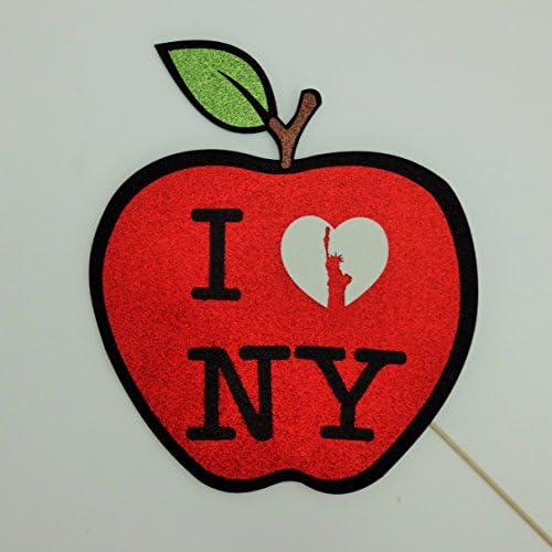 Picwrap New York Photo Booth Props Glasss Big Apple Times Square знак