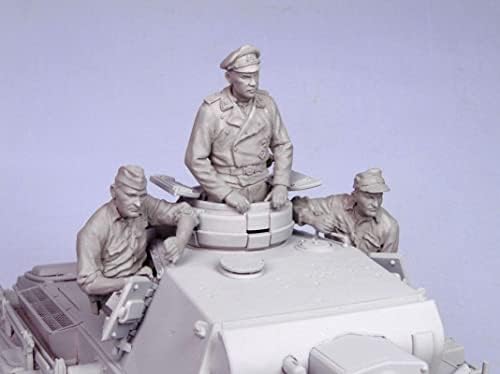 Гермајл 1/35 Втората светска војна германски резервоар за екипаж на смолки со смолки на смолки/необработен и необоен минијатурен комплет/YH-1181