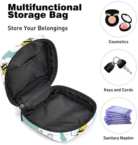 Санитарна торба за складирање на салфетки, торба за комплет за училиште, торбичка за менструална чаша, санитарна торба за организатор на салфетки,