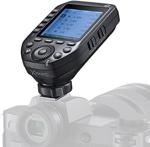 Godox XPROII-C XPRO-C II TTL TTL безжичен тренер Трансмитер компатибилен за Канонски камери 2.4G 1/8000S HSS Bluetooth Connection Ново