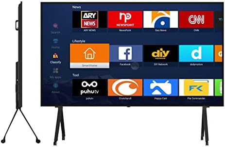 Gtuoxies нови 100 инчни рамен LED екран UHD 4K ТВ -дисплеи; TS100TV, разноврсен интерфејс, рекордери на HDTV, играчи на Blu-ray