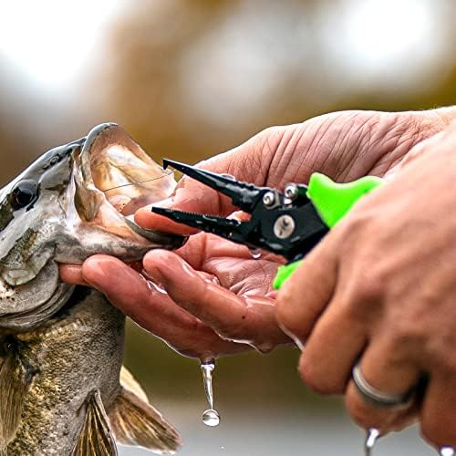 Kastking Cutthroat 7,5- инчи риболов клешти и 5-инчни ножици за плетенка, опрема за риболов отпорна на солена вода, секач за риболов на клешти, секач за отстранување на куки, се?