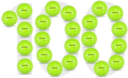 Во САД сет од пиклебол одобрени лопатки од 2 со 100 топки за пикбол на отворено