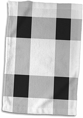 3Drose Florene Décor II - Black N бела карирана - крпи