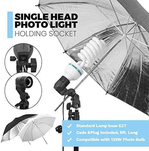 CXDTBH Photo Studio LED Light Softbox Континуиран комплет 2x3m Позадина рамка 60см рефлекторна табла чадор 2м статив за видео