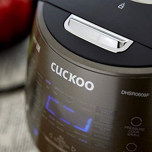 Cuckoo CRP-DHSR0609FD | 6-чаша Индукција за греење Притисок за греење на ориз | 17 опции на менито, автоматско чистење, гласовна навигација,