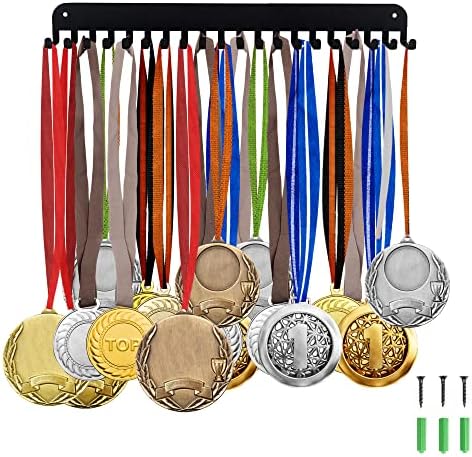 Ц Кристална Закачалка За Лимон Дисплеј Држач За Медали Монтиран На Ѕид Голем Капацитет За Складирање За Повеќе Од 50 Медали со Куки