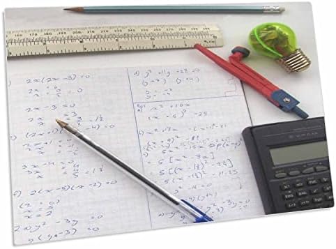 3drose Математички фотографии - Калкулатор за равенки за математика -. - Мачиња за подлога за биро